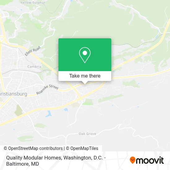 Quality Modular Homes map