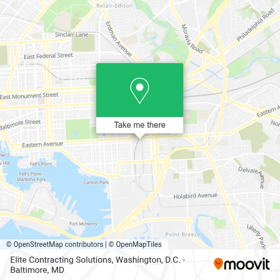 Elite Contracting Solutions map