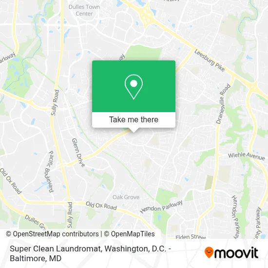 Super Clean Laundromat map