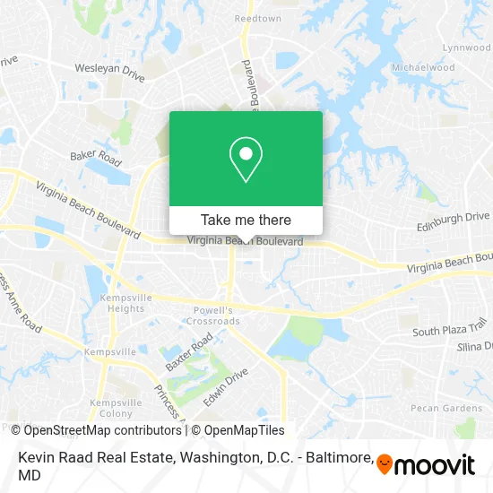 Kevin Raad Real Estate map