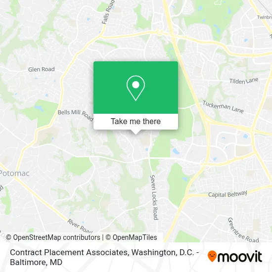 Contract Placement Associates map