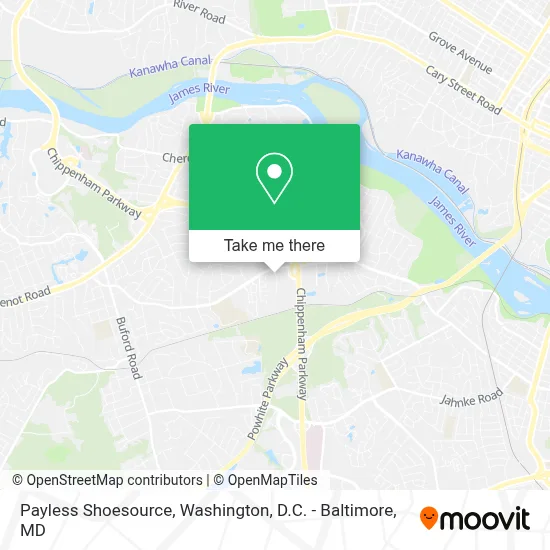 Payless Shoesource map
