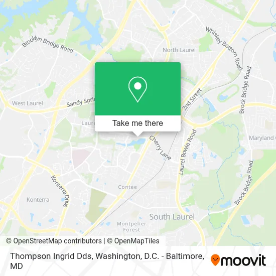 Thompson Ingrid Dds map