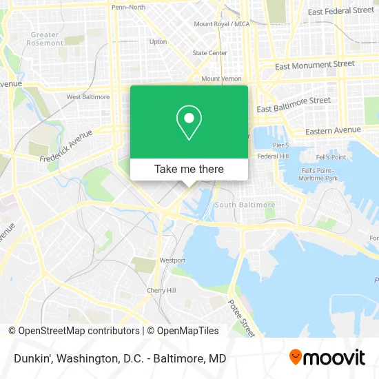 Dunkin' map