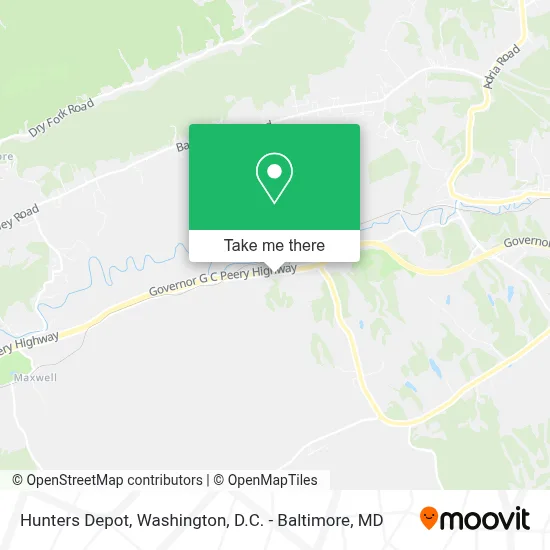 Hunters Depot map