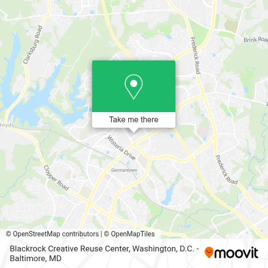Blackrock Creative Reuse Center map