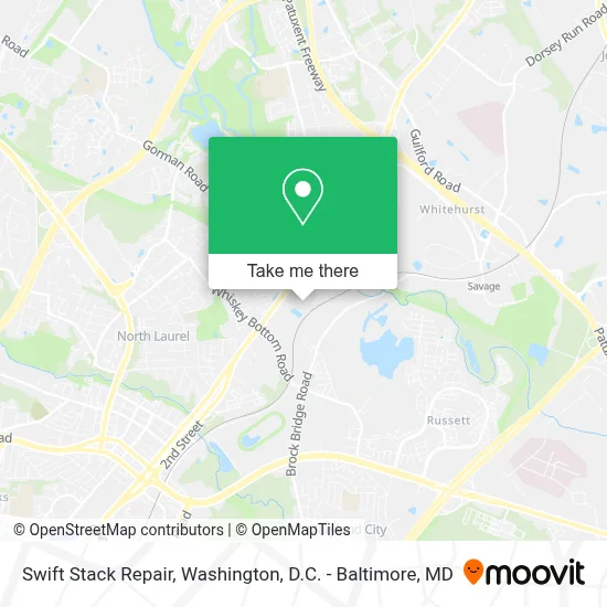 Swift Stack Repair map