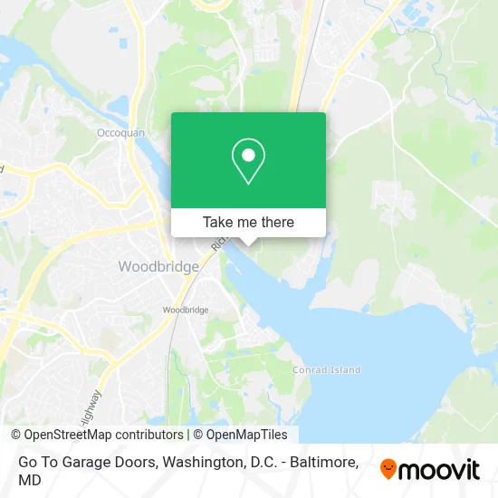 Go To Garage Doors map