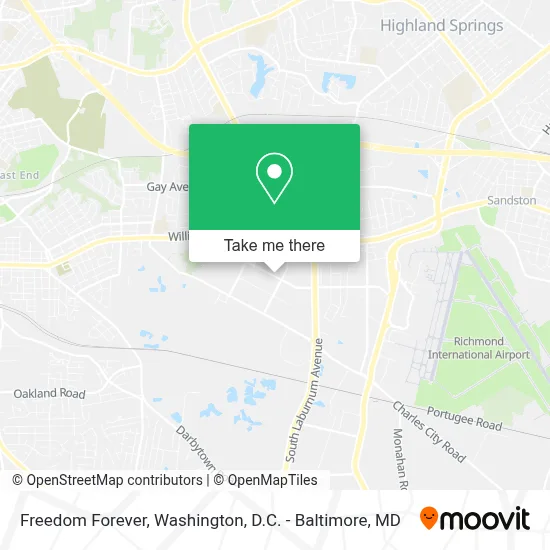 Freedom Forever map