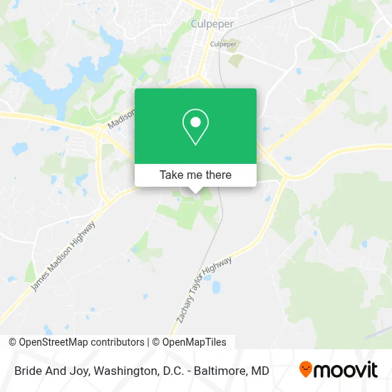 Bride And Joy map