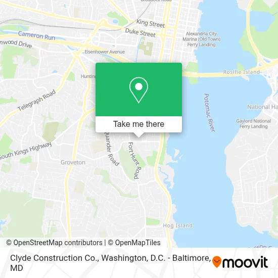 Clyde Construction Co. map