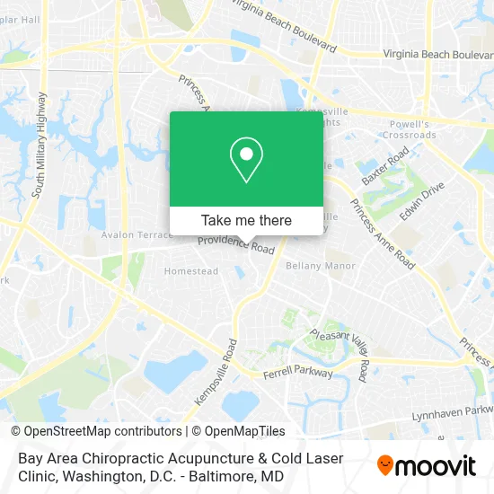 Bay Area Chiropractic Acupuncture & Cold Laser Clinic map