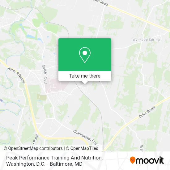 Peak Performance Training And Nutrition map