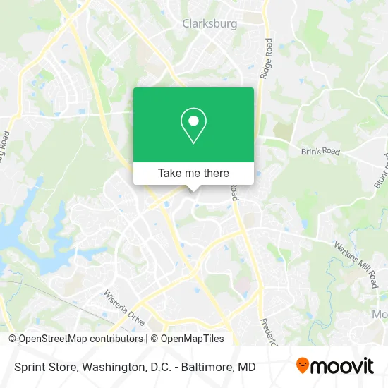 Sprint Store map