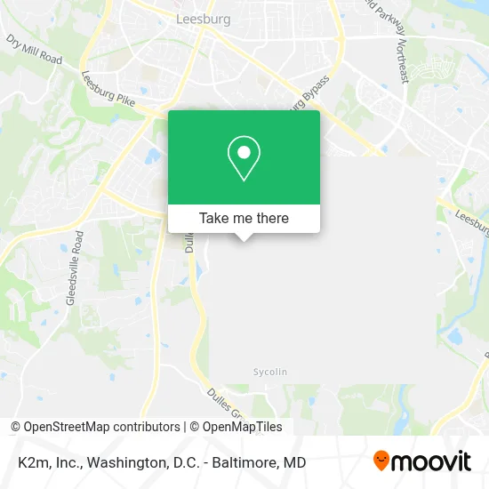 K2m, Inc. map