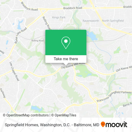 Springfield Homes map