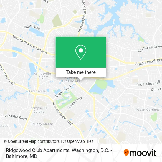Ridgewood Club Apartments map