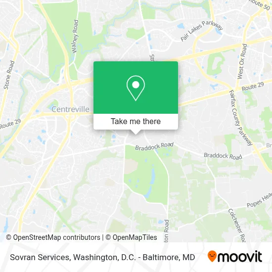 Sovran Services map