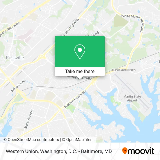 Western Union map