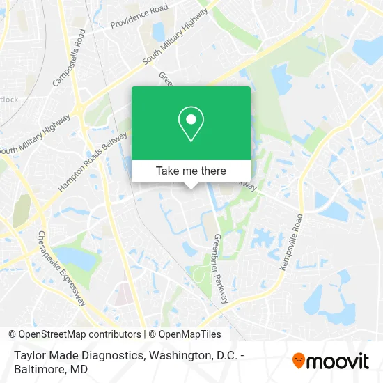 Taylor Made Diagnostics map