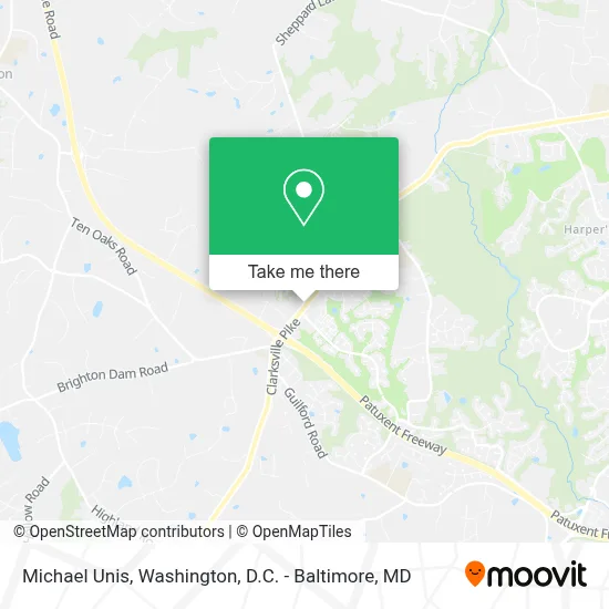 Michael Unis map