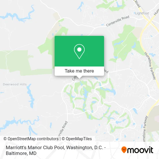 Marriott's Manor Club Pool map