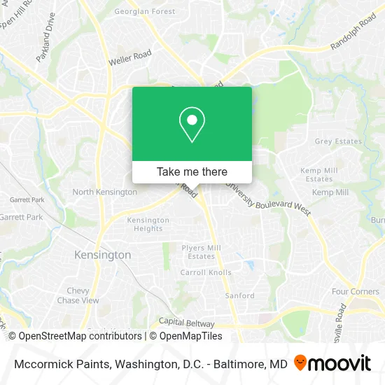 Mccormick Paints map