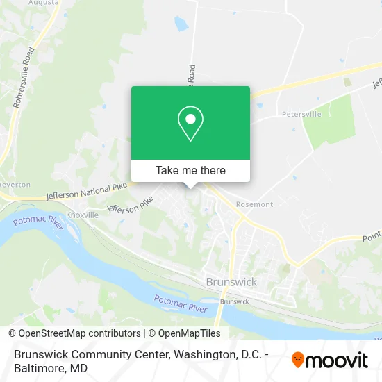 Brunswick Community Center map