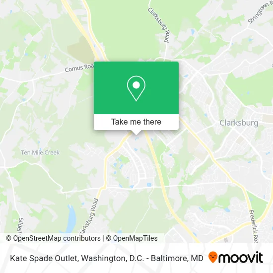 Kate Spade Outlet map