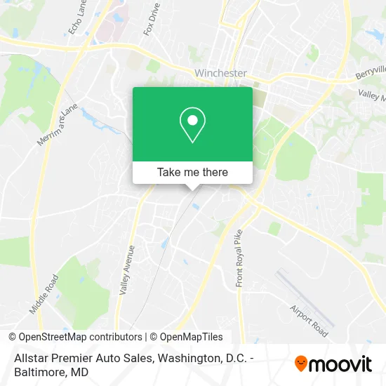 Allstar Premier Auto Sales map