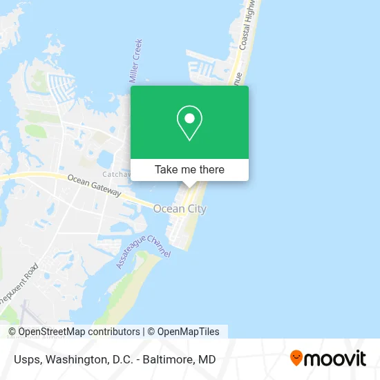 Usps map
