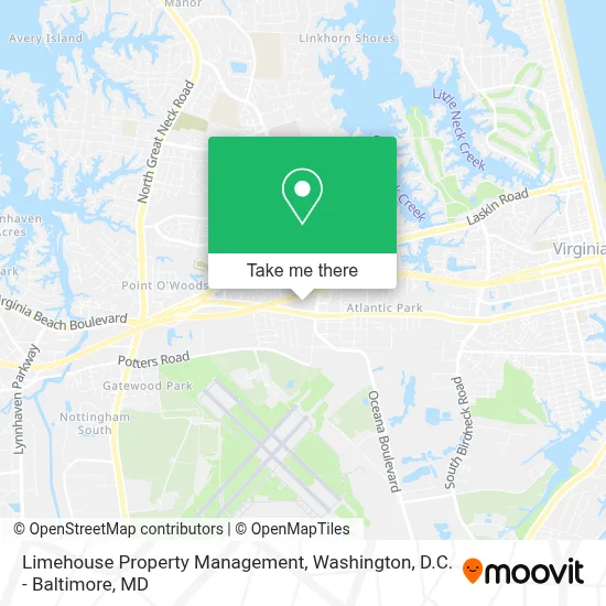 Limehouse Property Management map