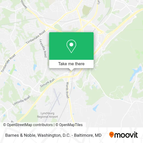 Barnes & Noble map