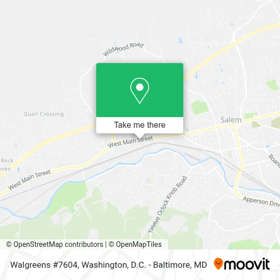 Walgreens #7604 map