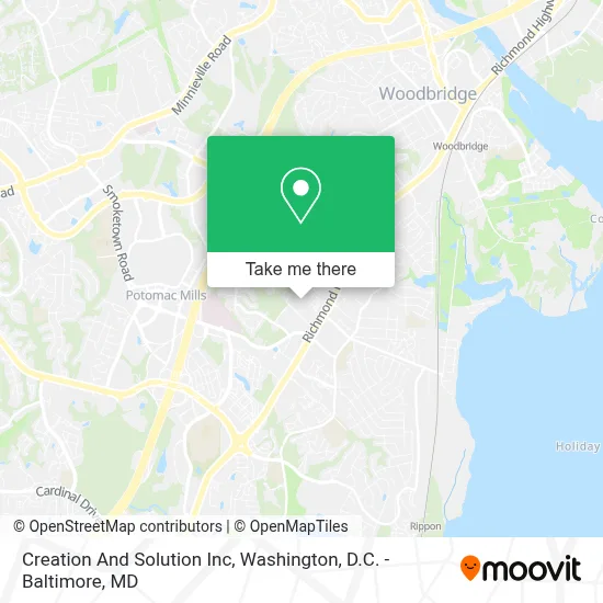 Creation And Solution Inc map