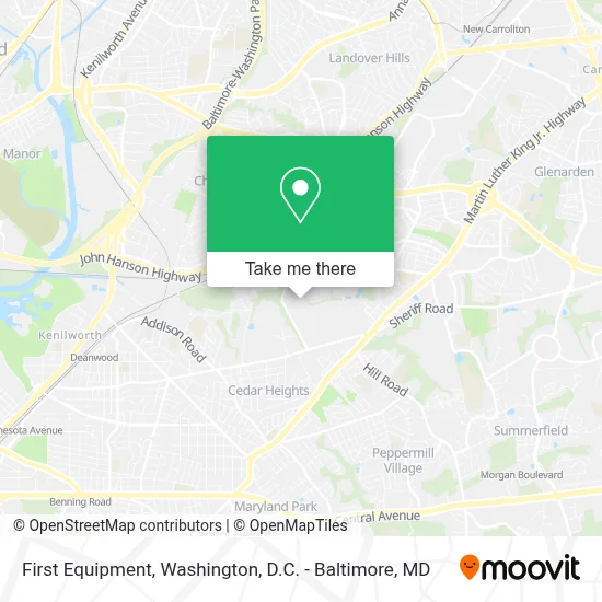 First Equipment map