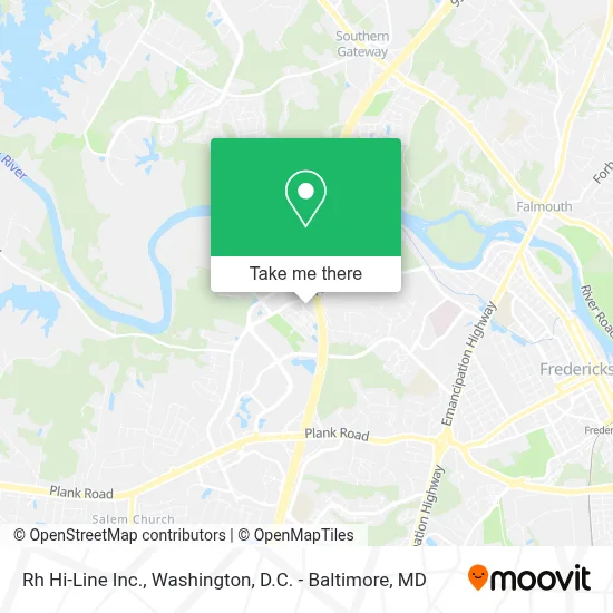 Rh Hi-Line Inc. map