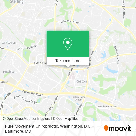 Pure Movement Chiropractic map