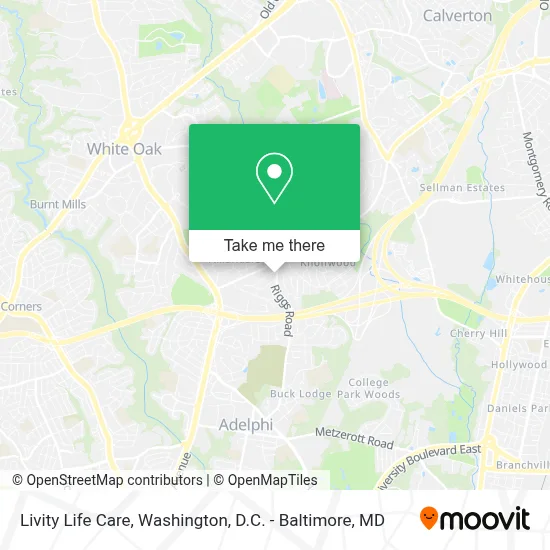 Livity Life Care map