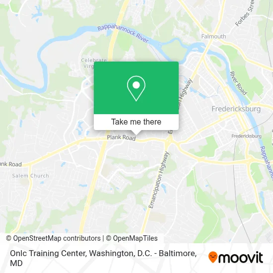 Onlc Training Center map