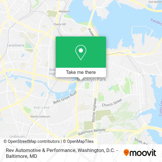 Rev Automotive & Performance map