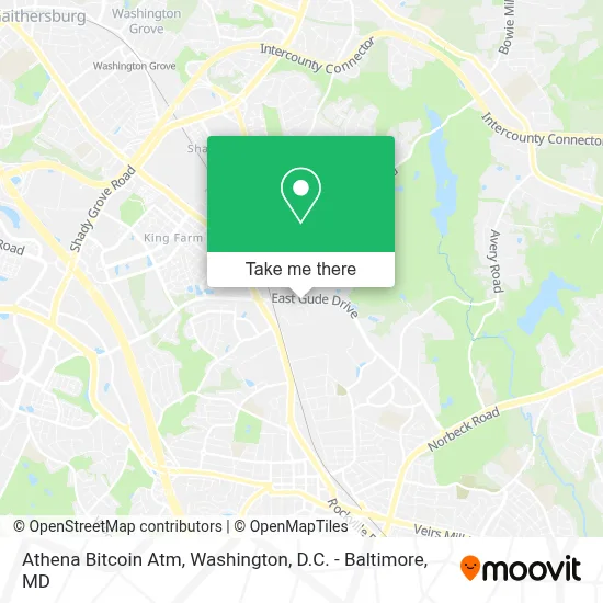Athena Bitcoin Atm map