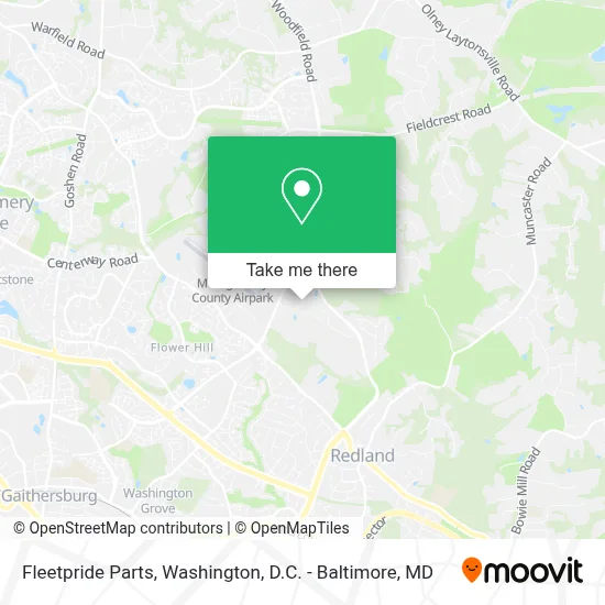 Fleetpride Parts map