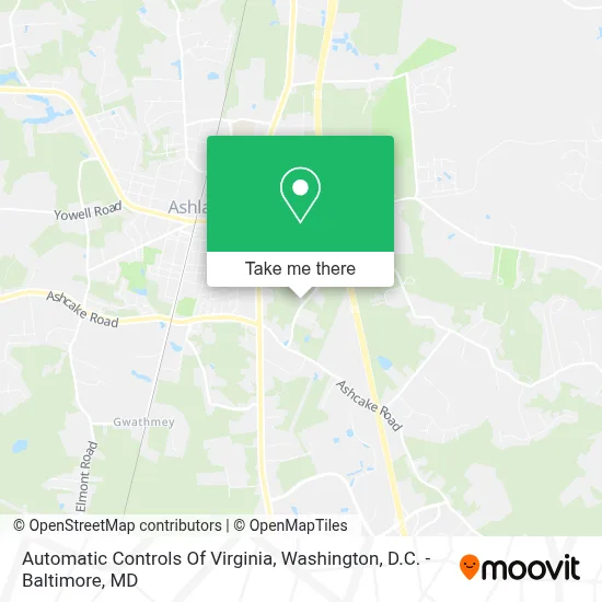 Automatic Controls Of Virginia map