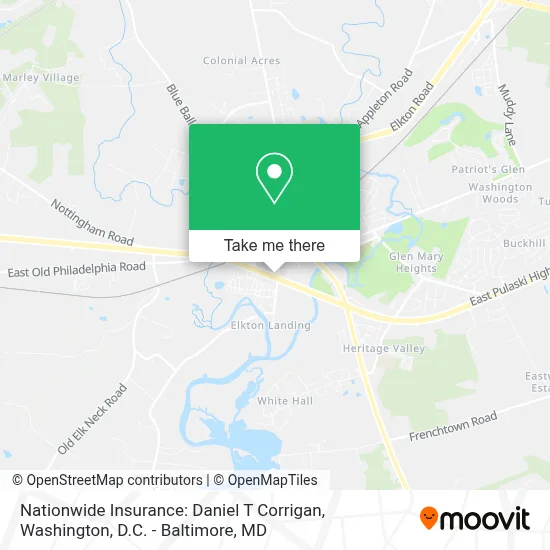 Nationwide Insurance: Daniel T Corrigan map