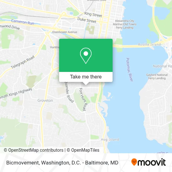 Bicmovement map