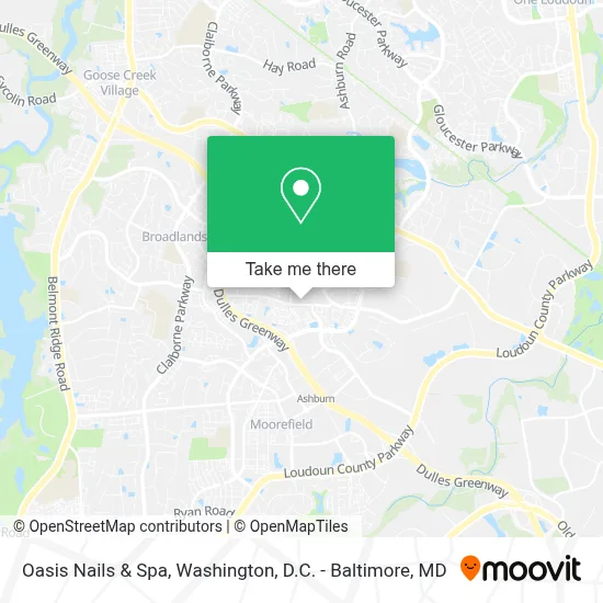 Oasis Nails & Spa map