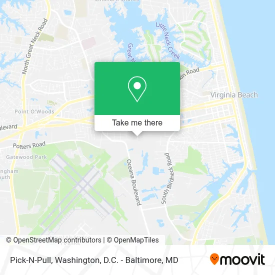 Pick-N-Pull map