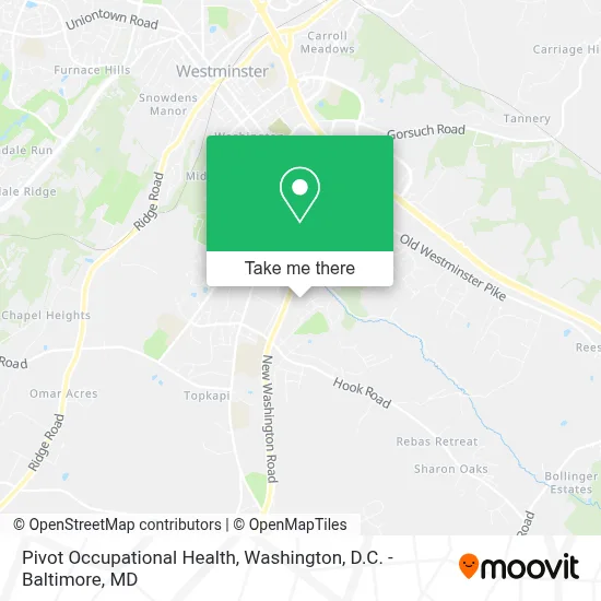 Pivot Occupational Health map
