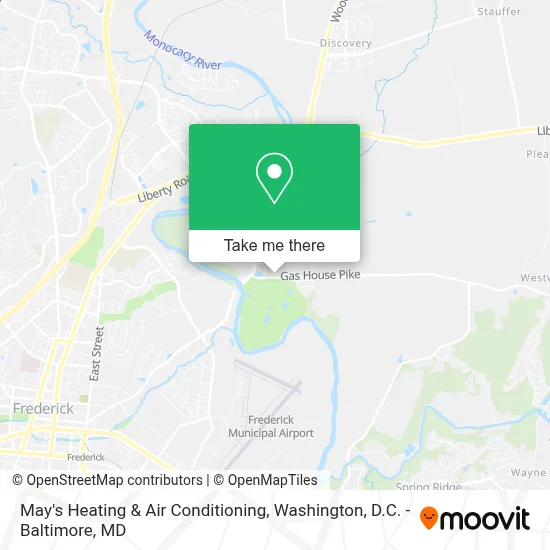 May's Heating & Air Conditioning map